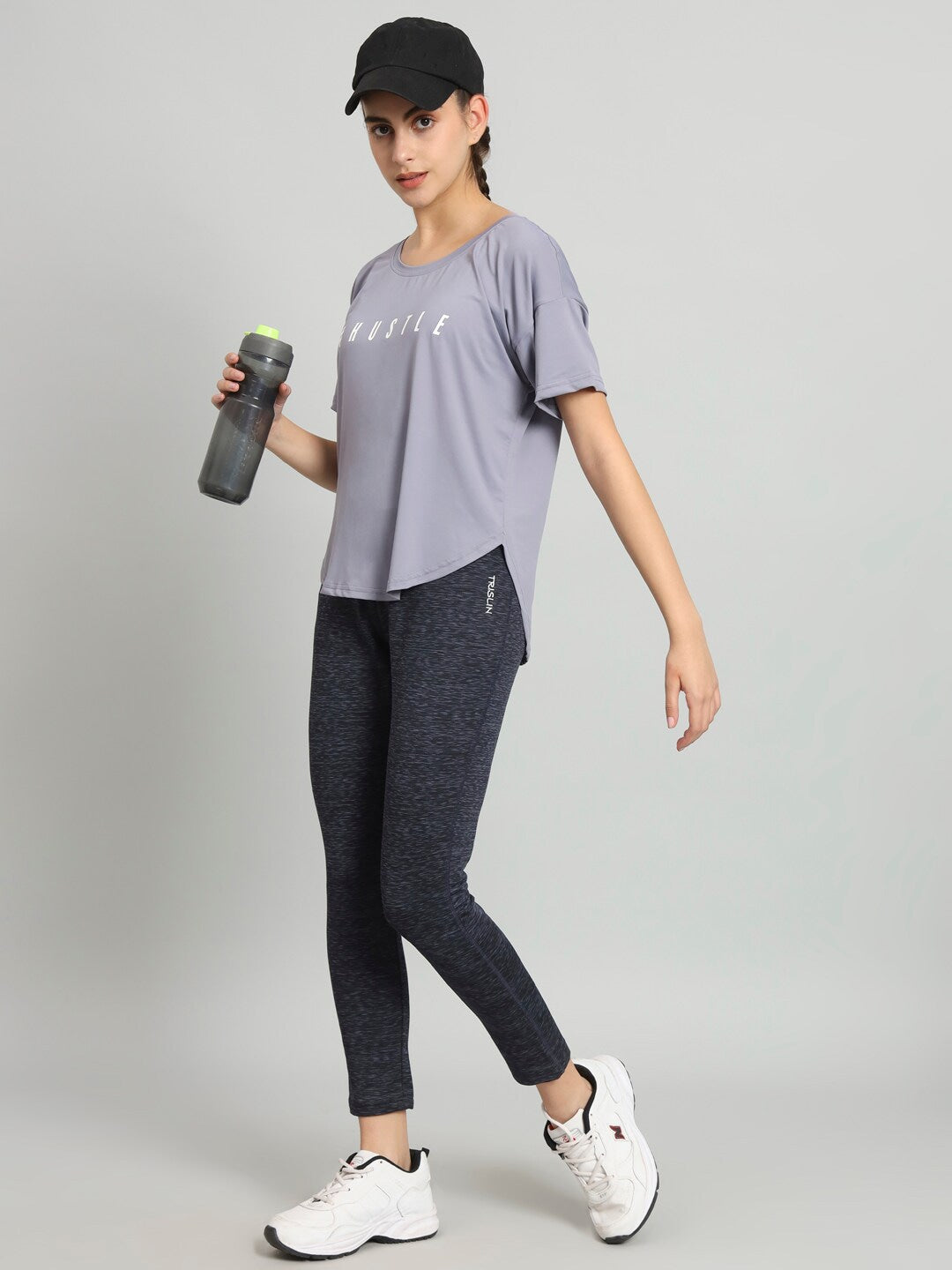 MKH Typography Printed Drop Shoulder Sleeves Dri-Fit Relaxed Fit T-shirt - Swadesiicart