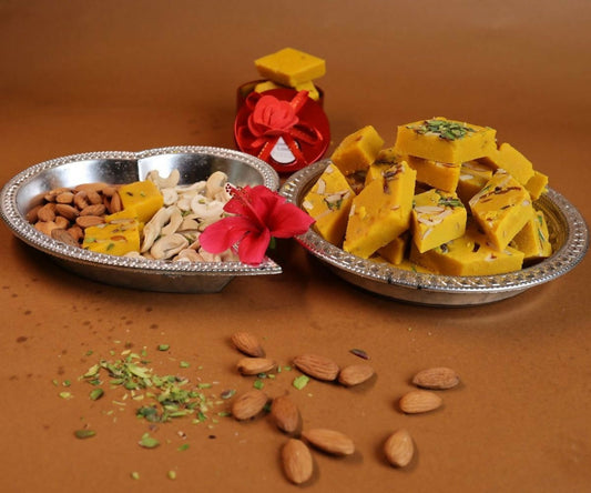 Pothgaal Sweets Kesar Burfi | Swadesiicart