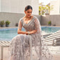 Tikhi Imli Embroidered Net Heavy Work Saree | Swadesiicart