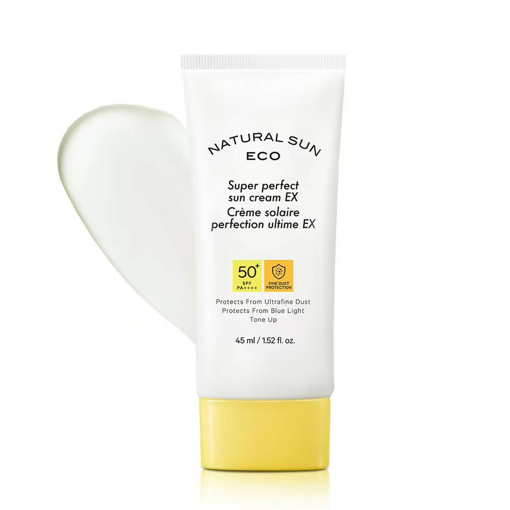 The Face Shop Natural Sun Eco Super Perfect Sun Cream Ex-SPF 50 - Korean Skincare | Swadesiicart