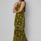 Kalini Women Green Floral Printed Gotta Patti Kurta with Sharara | Swadesiicart