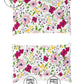 Story@home Arena Pink & Green Geometric Printed 180 TC Queen Bedsheet & 2 Pillow Covers - Swadesiicart