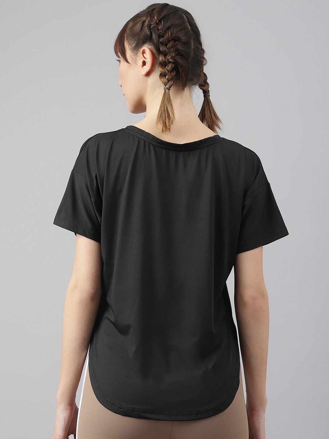 MKH Typography Printed Drop-Shoulder Sleeves Dri-FIT Sports T-shirt - Swadesiicart