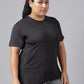 MKH Plus Size Drop-Shoulder Sleeves Dri-FIT Relaxed Fit Training T-shirt - Swadesiicart