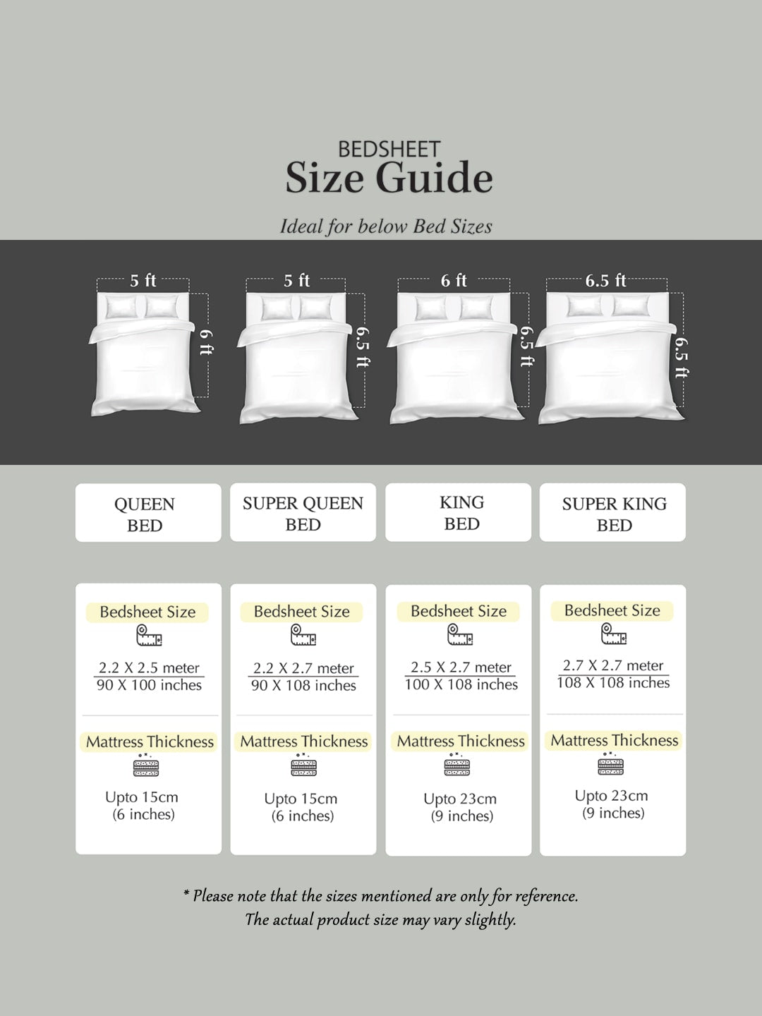 Rajasthan Decor Black & White Ethnic Motifs 144 TC Cotton 1 Queen Bedsheet with 2 Pillow Covers - Swadesiicart