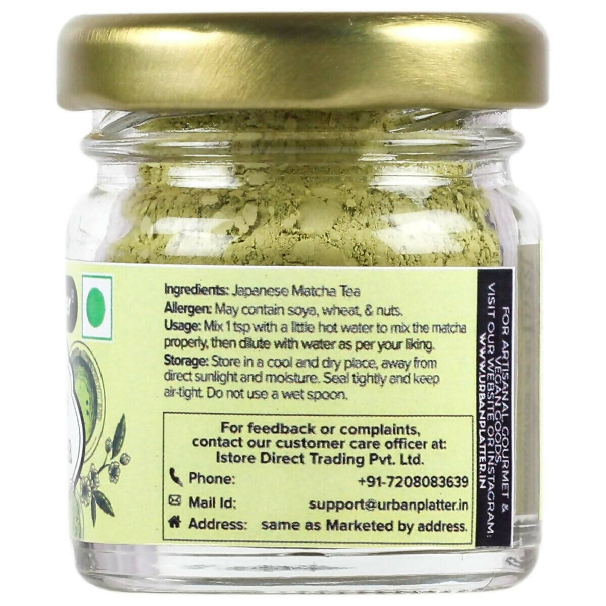Urban Platter Japanese Matcha Green Tea - Swadesiicart