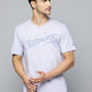 Alcis Men Typography Printed Anti Static Sports T-shirt | Swadesiicart