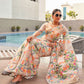 Tikhi Imli Floral Organza Ready to wear Saree | Swadesiicart