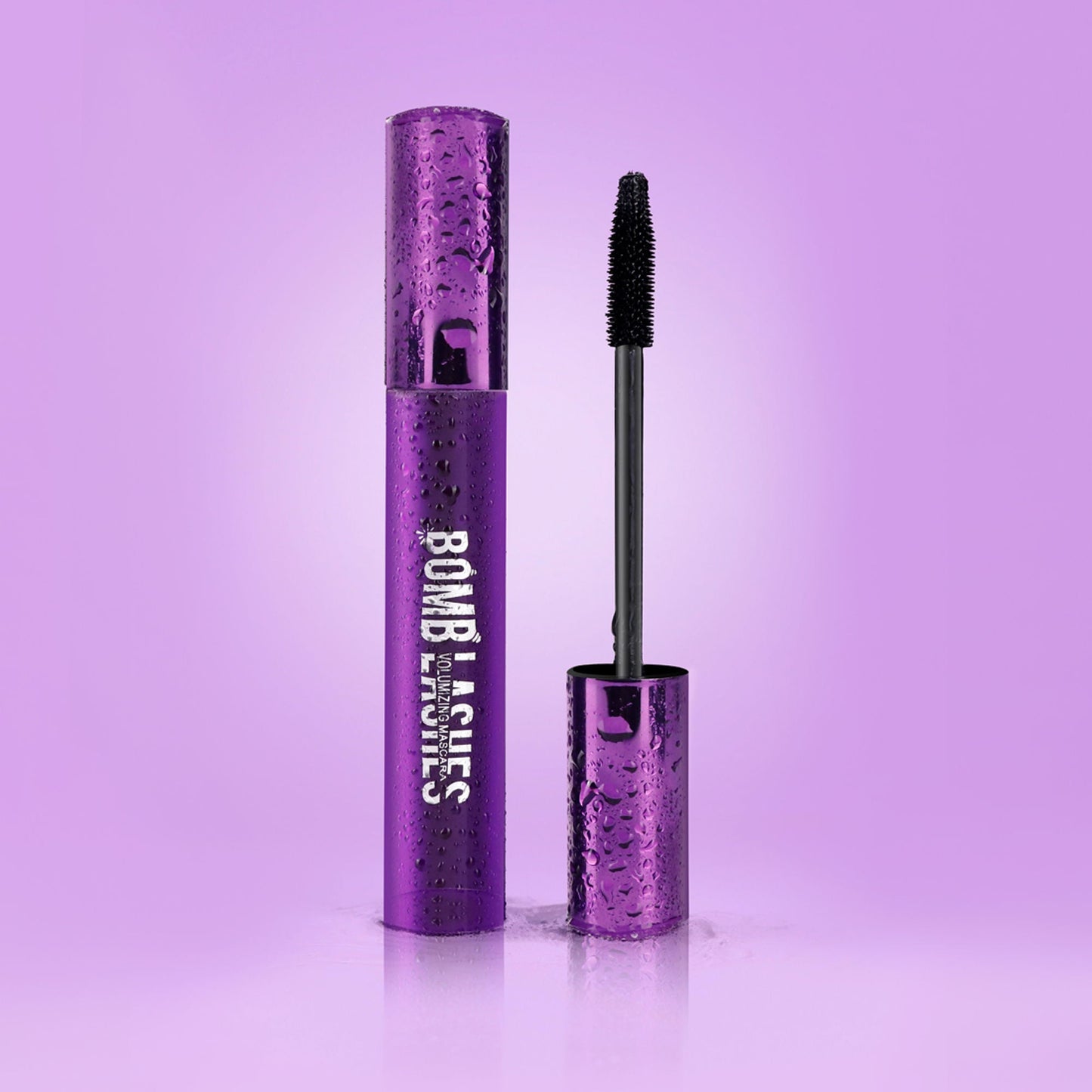 Matt Look Bomb Lashes Volumizing Mascara - Black - Swadesiicart