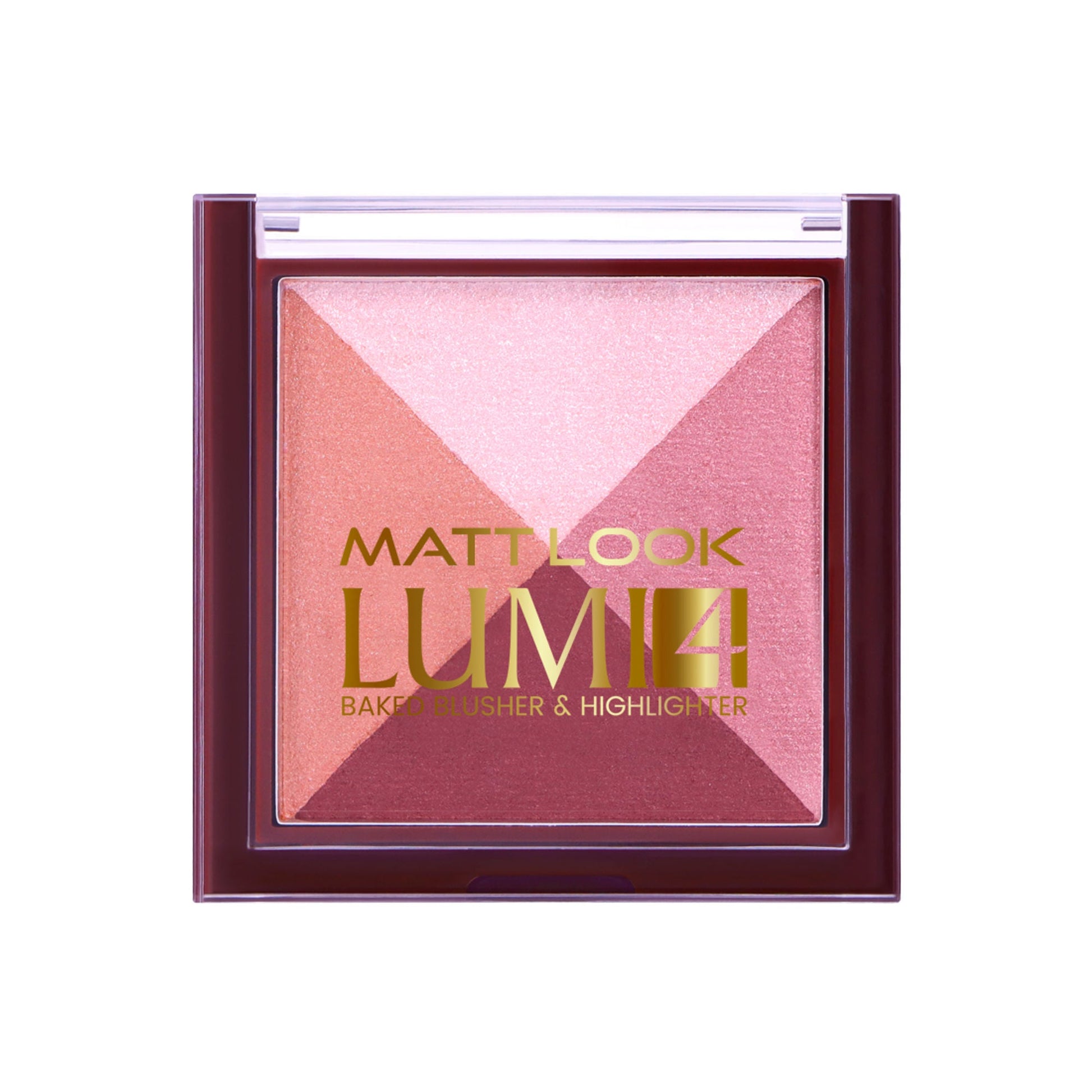Matt Look Lumi 4 Baked Blusher & Highlighter - Goddess Dust - Swadesiicart