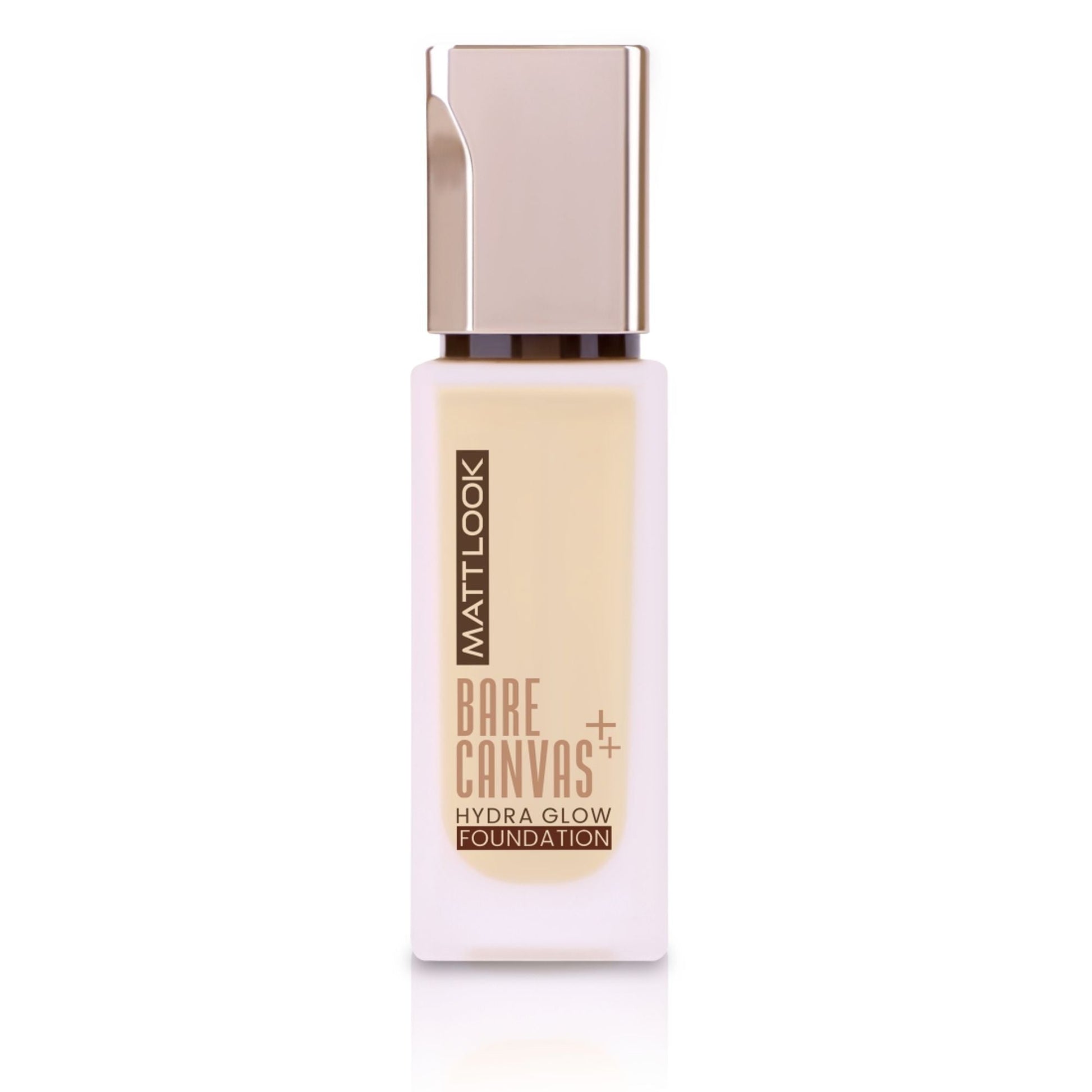 Matt Look Bare Canvas Hydra Foundation - Nude Glow - Swadesiicart