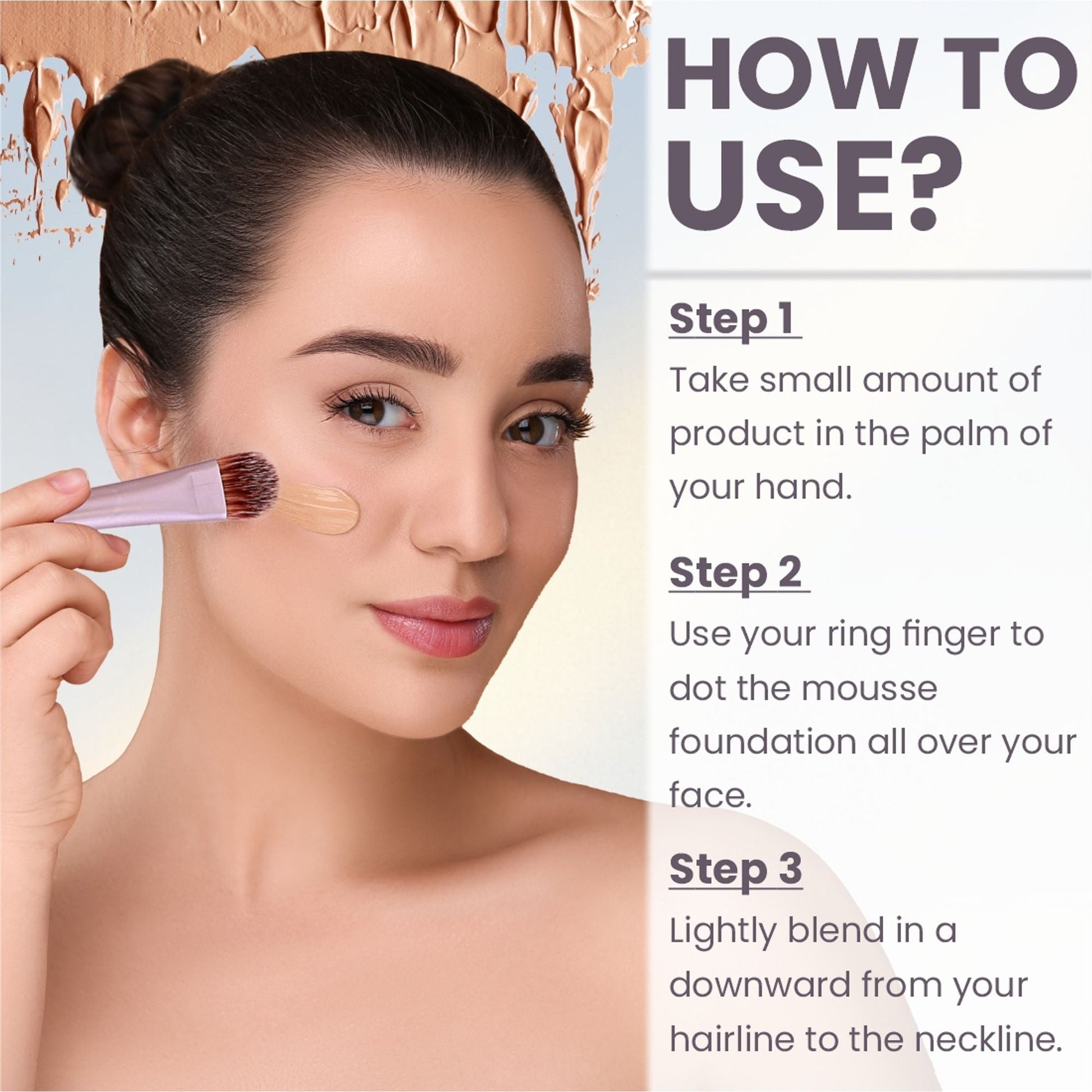 Matt Look Bare Canvas Hydra Foundation - Nude Glow - Swadesiicart
