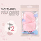 Matt Look Pizza Clouds Powder Pink Puff - Pack Of 2 - Swadesiicart