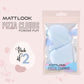 Matt Look Pizza Clouds Powder Blue Puff - Pack Of 2 - Swadesiicart