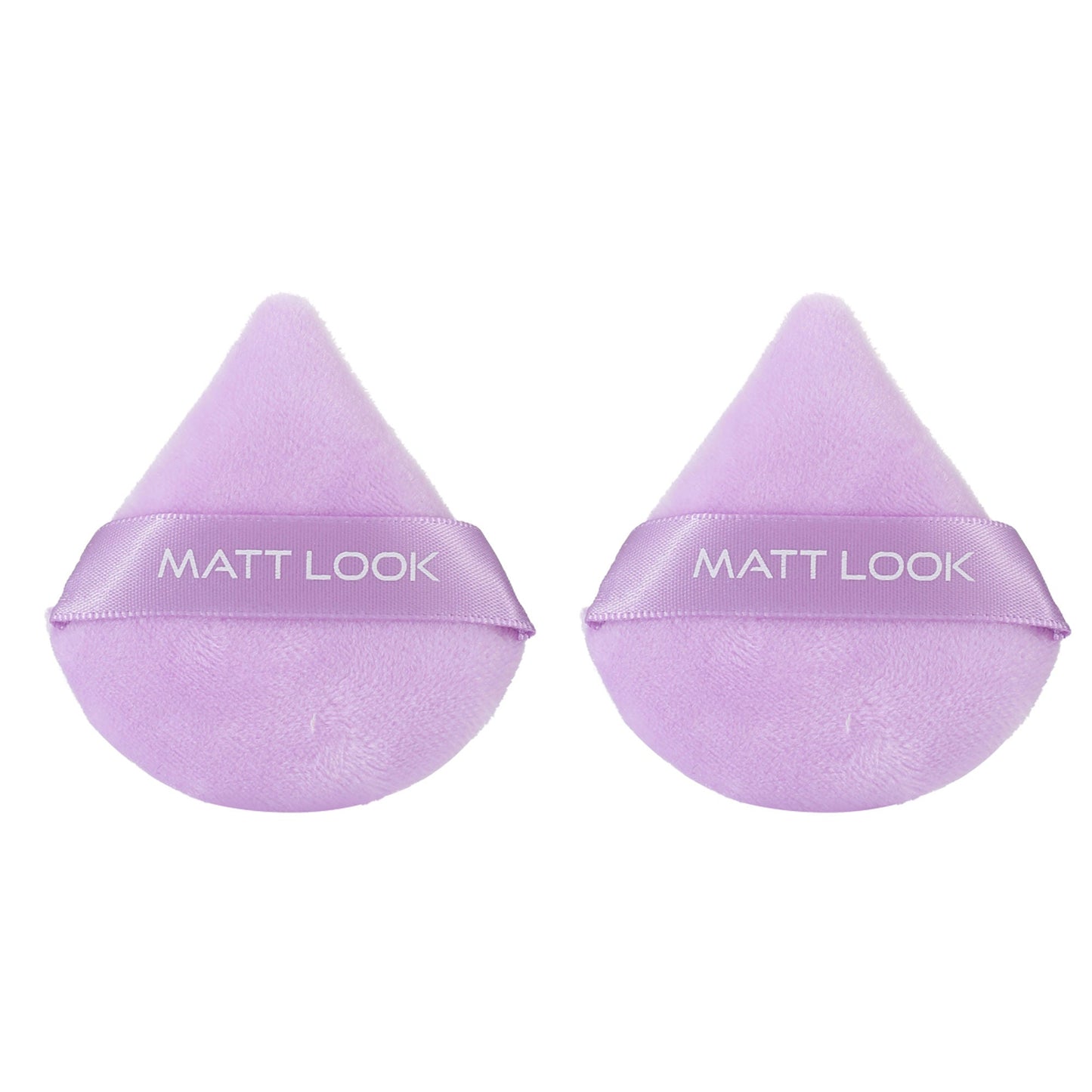 Matt Look Pizza Clouds Powder Mauve Puff - Pack Of 2 - Swadesiicart