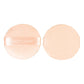 Matt Look Round Pillows Powder Beige Puff - Pack Of 2 - Swadesiicart