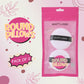 Matt Look Round Pillows Powder White Puff - Pack Of 2 - Swadesiicart