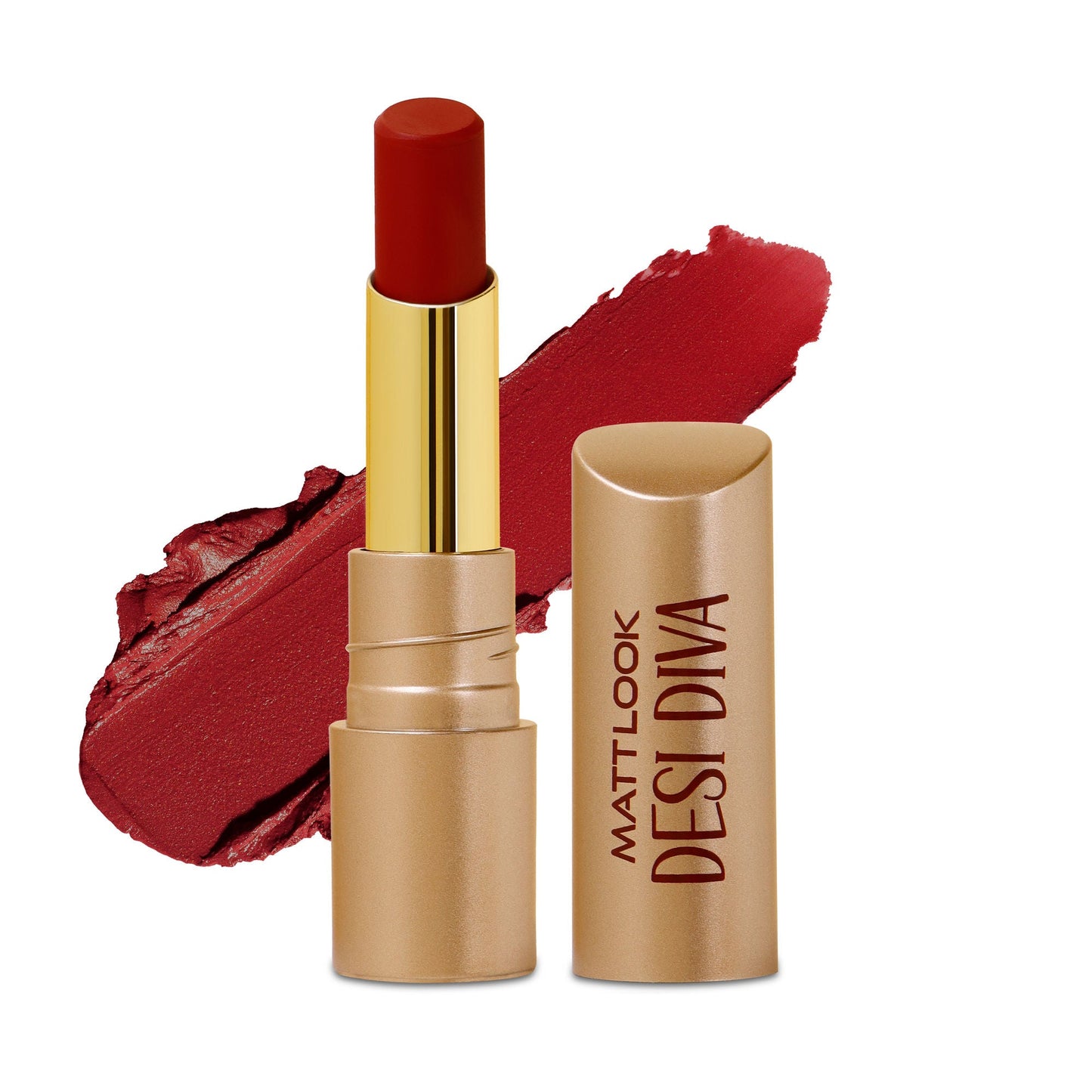Matt Look Desi Diva HD Matte Lipstick - Maroon Envy-11 - Swadesiicart