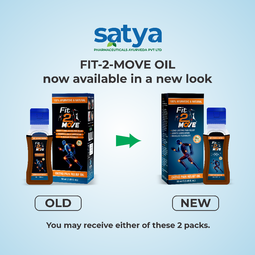 Satya Pharmaceuticals Ayurveda Fit-2 Move Ortho Pain Relief Oil | Swadesiicart