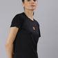 MKH Women Round Neck High Low Dri-FIT T-shirt - Swadesiicart