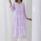 HOUSE OF KARI Floral Embroidered Chikankari Straight Kurta | Swadesiicart