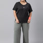 MKH Plus Size Drop Shoulder Sleeves Dri FIT Relaxed Fit Sports T-shirt - Swadesiicart