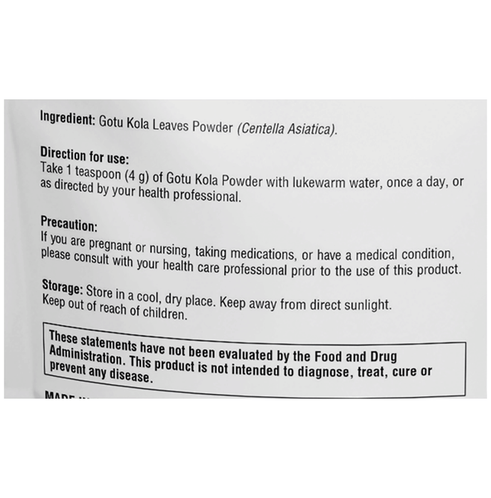 Minature Gotukola Organic Powder | Swadesiicart