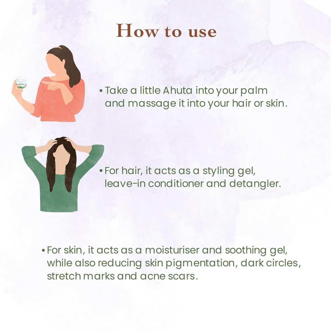 The Secret Hair Care Ahuta Absolute Aloevera Gel - Swadesiicart