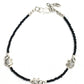Mominos Fashion Kamal Johar Oxidised Elephant Design Silver/Black Anklets | Swadesiicart