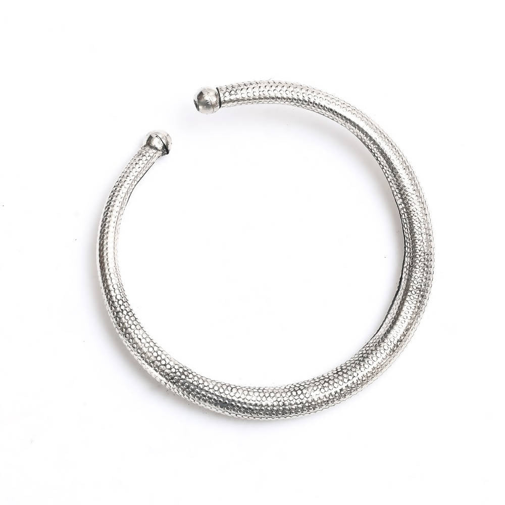 Mominos Fashion Kamal Johar Oxidised Silver Anklets | Swadesiicart