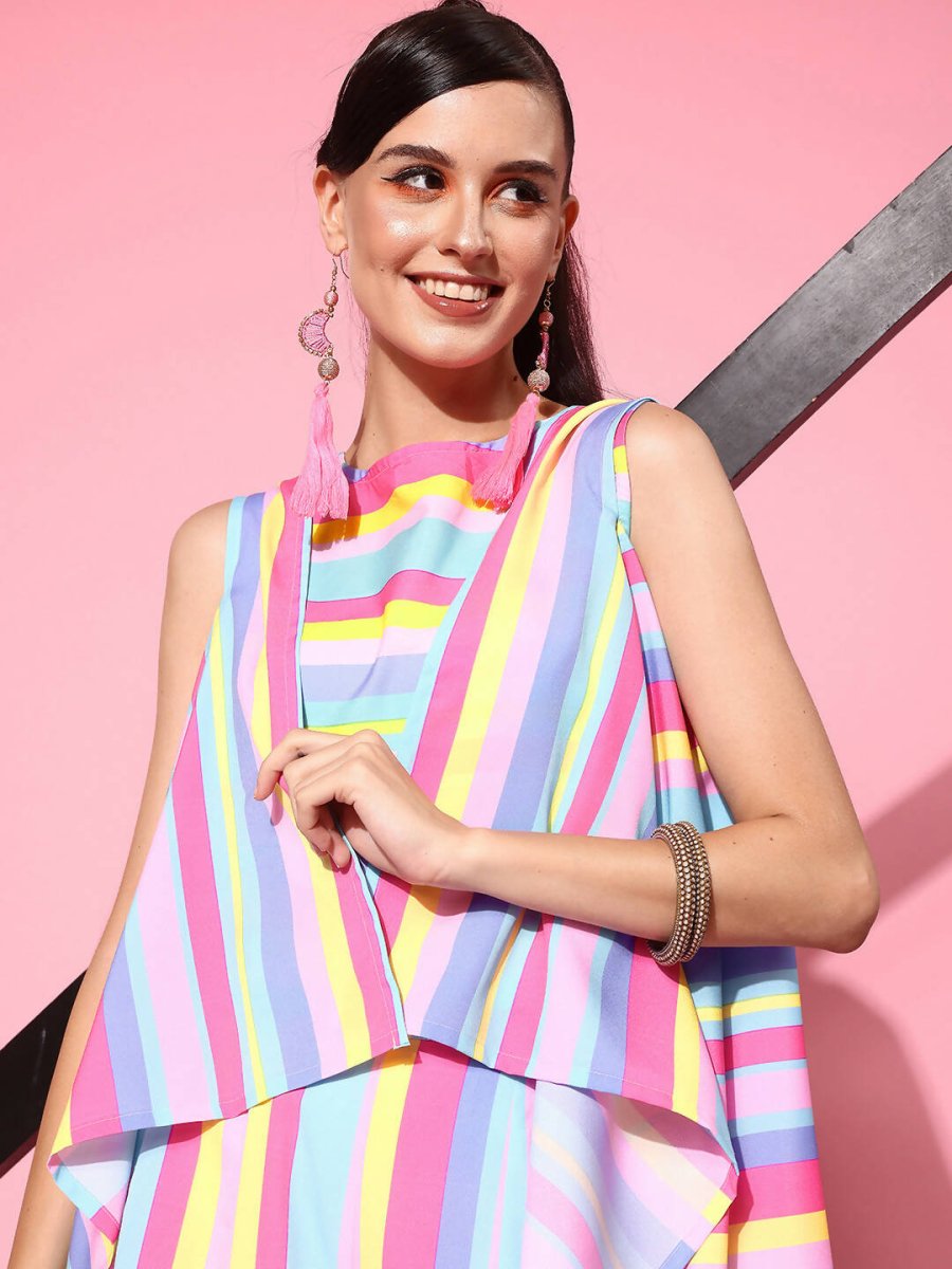 Ahalyaa Women's Traditional Wear Co-ods - Multi | Swadesiicart