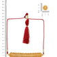 Ruby Raang Golden Choker with Round Studs | Swadesiicart
