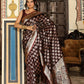 Shree Shyam Fashion Wine Silk Saree