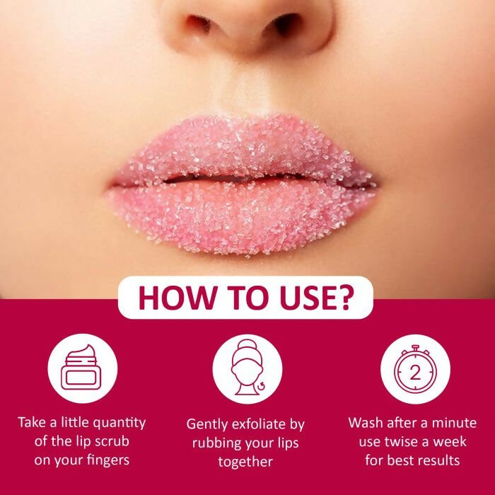 7 Days Organic Beetroot Lightening Balm for Dark, Chapped & Pigmented Lips Scrub - Swadesiicart