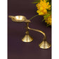 Spillbox Gold-Toned Brass Face Diya Pooja Essential | Swadesiicart
