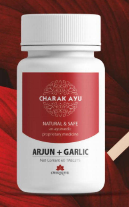 Charakayu Arjun + Garlic Tablets | Swadesiicart