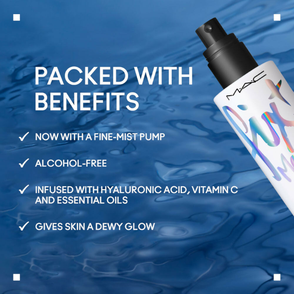 MAC Prep + Prime Fix+ Setting Spray - Magic Radiance (Makeup Fixer) With Hyaluronic Acid - Swadesiicart