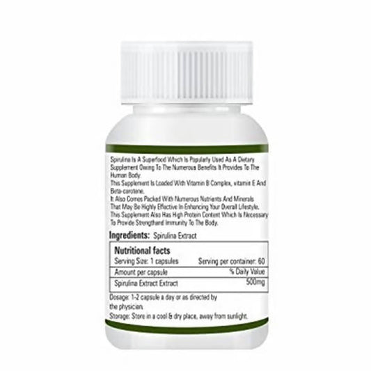 Zindagi Spirulina Extract Capsules - Swadesiicart