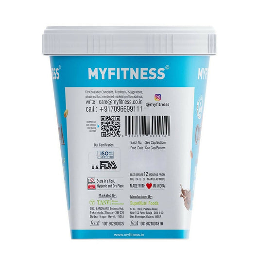 Myfitness High Protein Dark Chocolate Peanut Butter Smooth - Swadesiicart