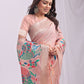 Shree Shyam Fashion Linen Cotton Peach Saree