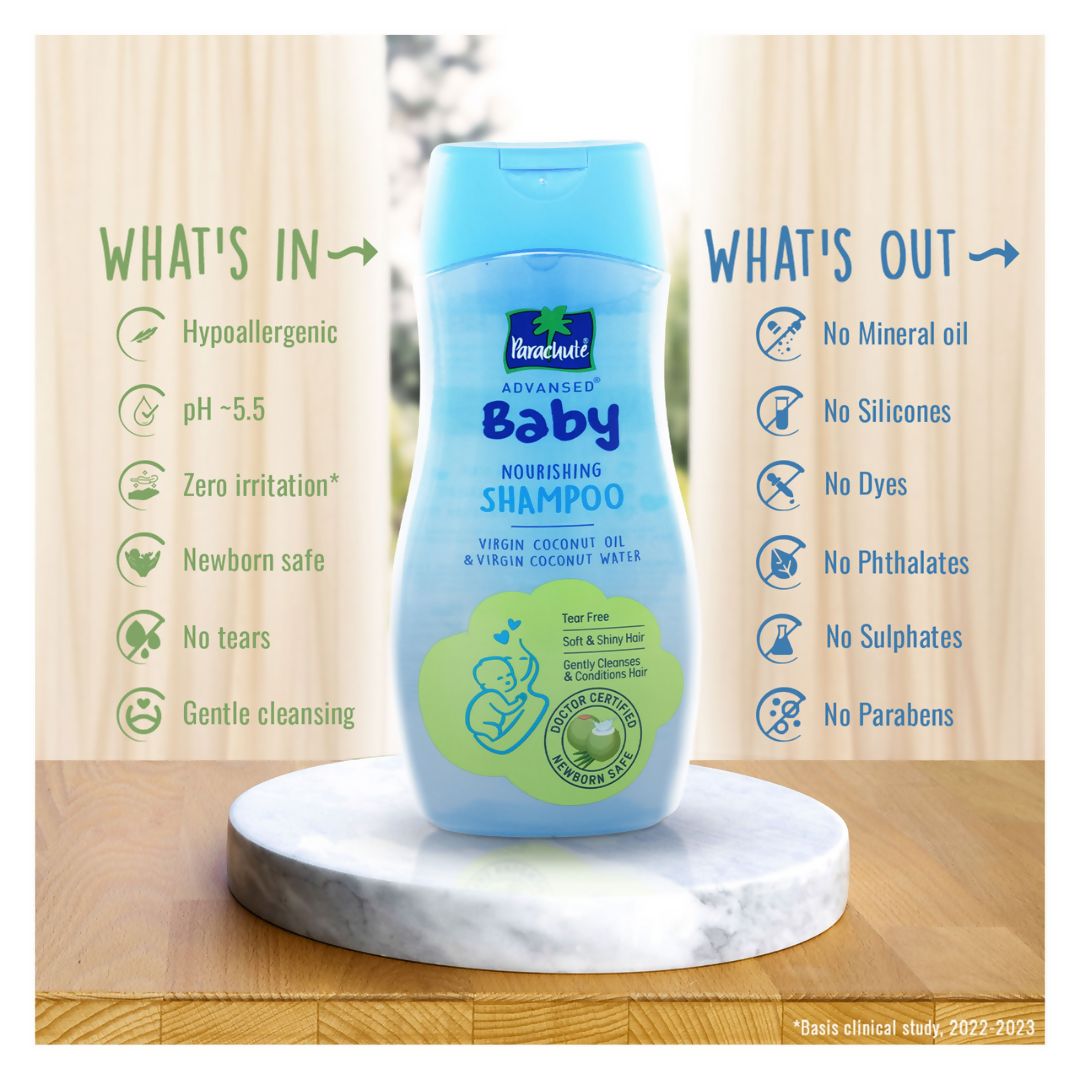 Parachute Advansed Baby Nourishing Shampoo - Swadesiicart