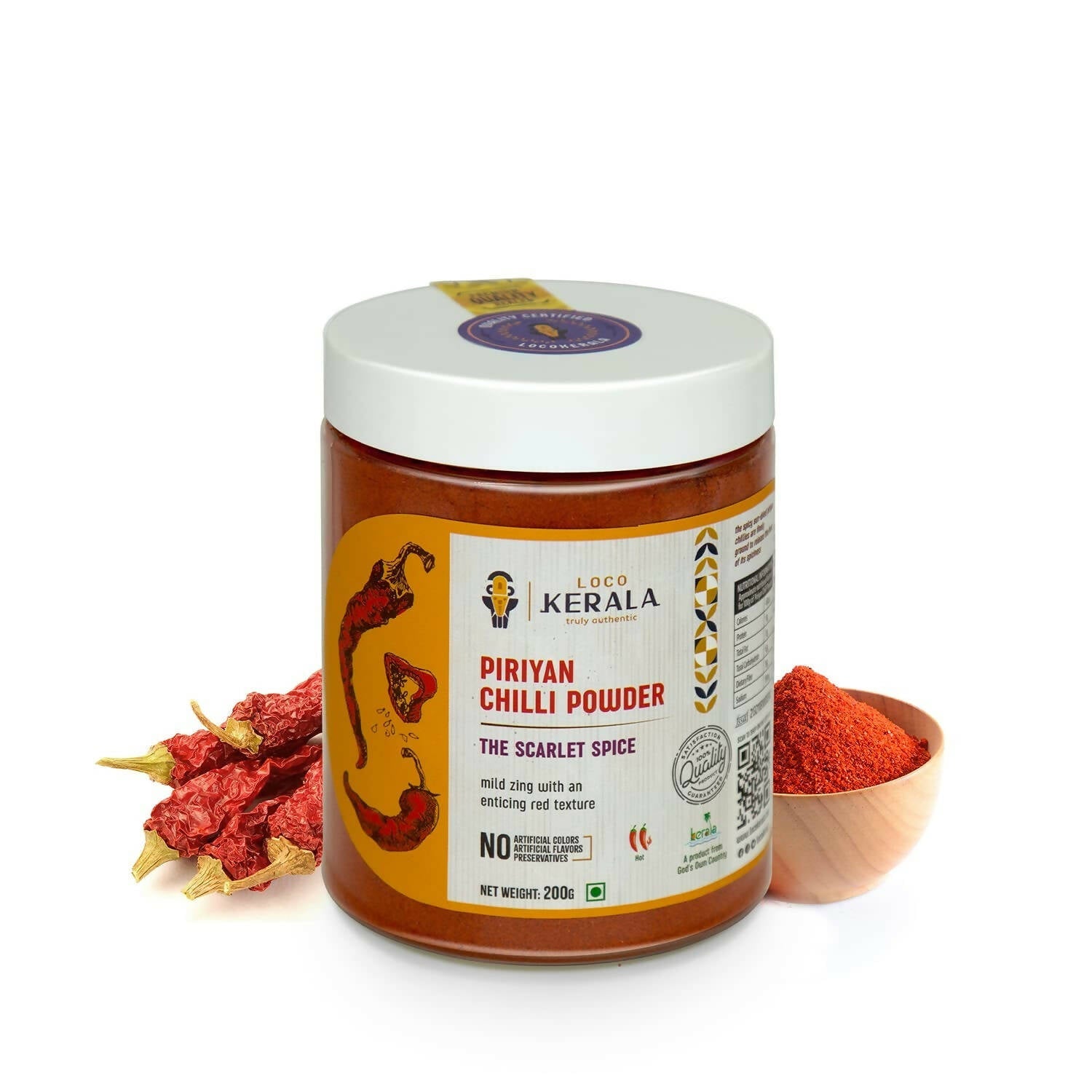 LocoKerala The Scarlet Spice Piriyan Chilli Powder - LocoKerala