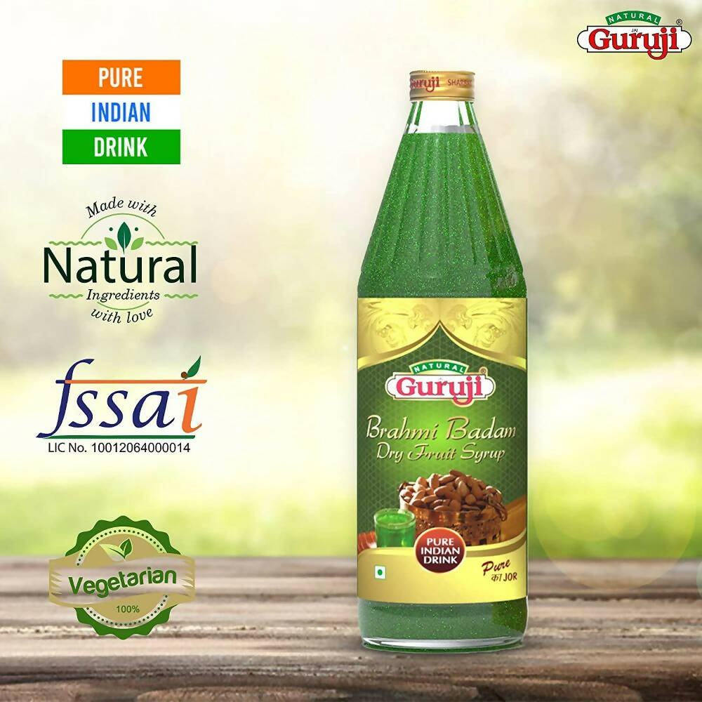 Jai Guruji Brahmi Badam Dry Fruit Syrup | Swadesiicart