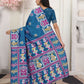 Shree Shyam Fashion Silk Blend Teal Blue Saree
