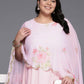 Ahalyaa Women's Traditional wear Ethnic Dress - Pink | Swadesiicart