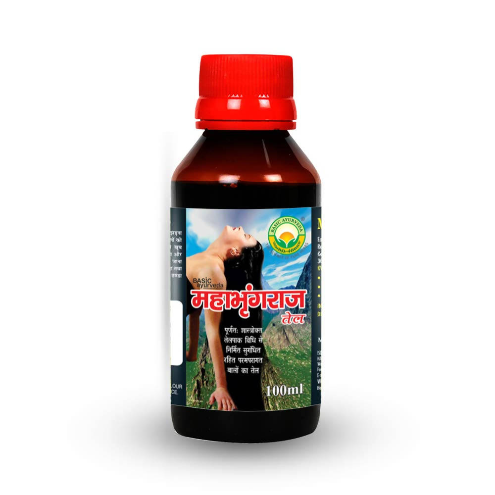 Basic Ayurveda Maha Bhringraj Tel - Swadesiicart