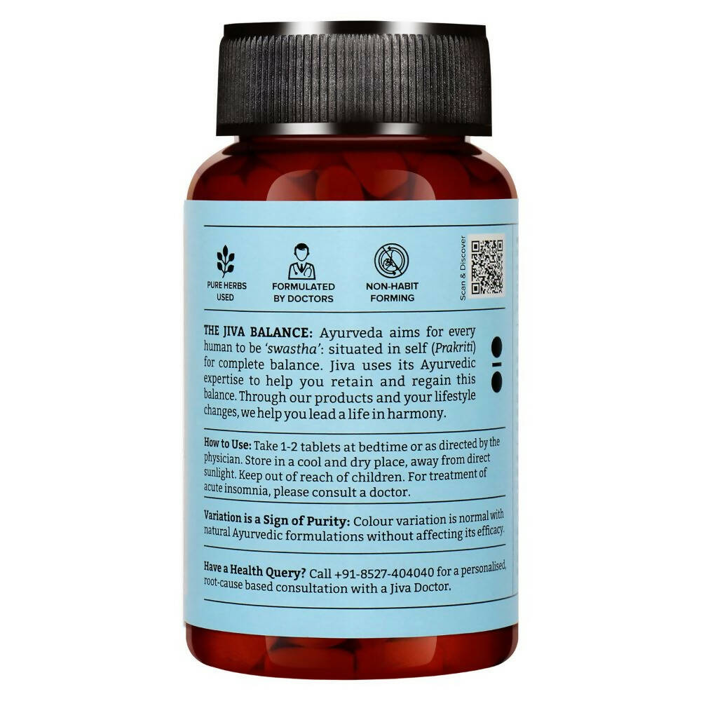 Jiva Ayurveda Sleep Well Tablets - Swadesiicart