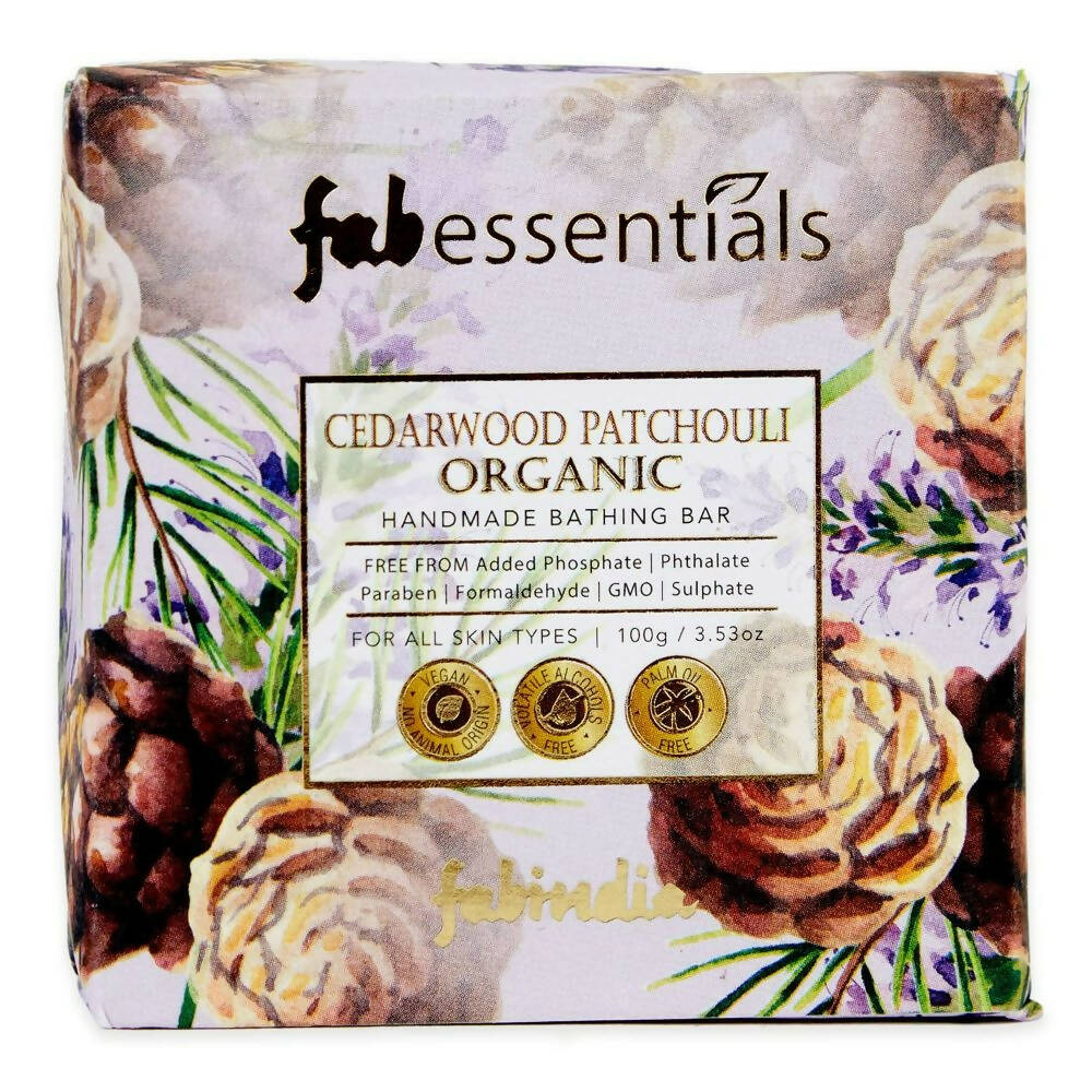 Fabessentials Cedarwood Patchouli Handmade Bathing Bar - FabIndia Limited