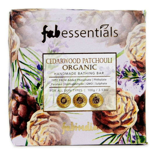 Fabessentials Cedarwood Patchouli Handmade Bathing Bar - FabIndia Limited