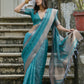 Vishnu Weaves Women's Rama Soft Tissue Silk Zari Woven Saree with Blouse - Swadesiicart